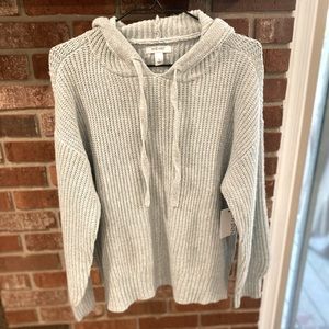 NINE WEST Women’s Hooded Long Sleeve Sweater